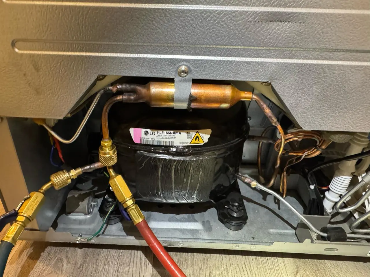 Wall oven repair setup in a Fort Myers home